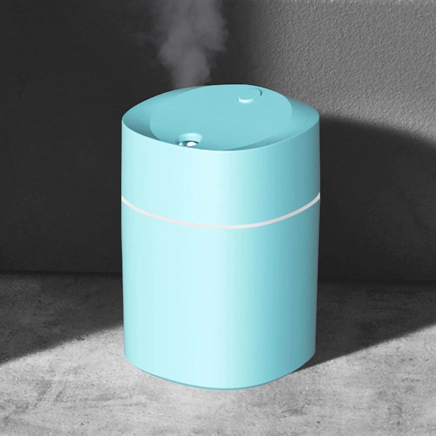 Portable Desk Humidifier, Cool Mist Humidifier, Small Humidifier for Home Bedroom Office, Plants, Colorful Night Light Function