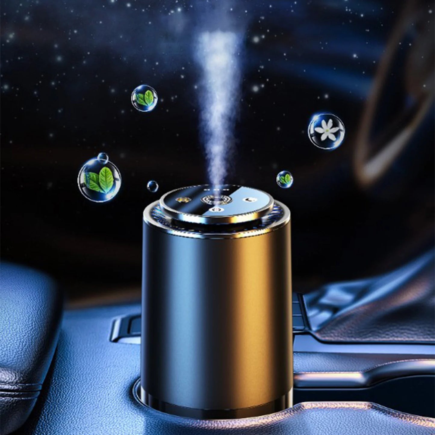 Car Diffuser Humidifier Portable Humidifiers Starrys Sky Top Car Humidifier Home Desk Humidifier Car Essential Oil Diffuser Diffuser for Car Diffuser USB