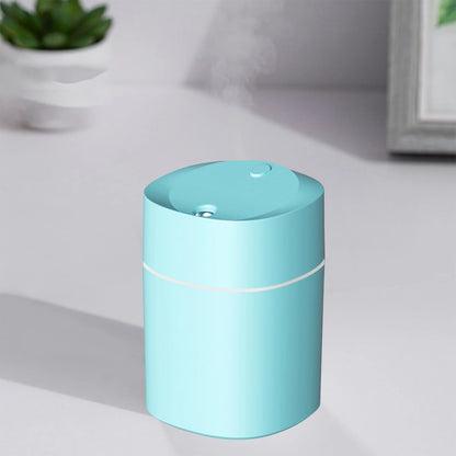 Portable Desk Humidifier, Cool Mist Humidifier, Small Humidifier for Home Bedroom Office, Plants, Colorful Night Light Function