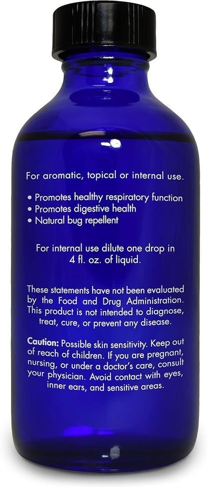 Peppermint Oil, Food Grade, Edible, for Digestion, IBS, Hair – 100% Pure, Peppermint Essential Oil, Mint Oil, Safe for Ingestion, by , 4 OZ