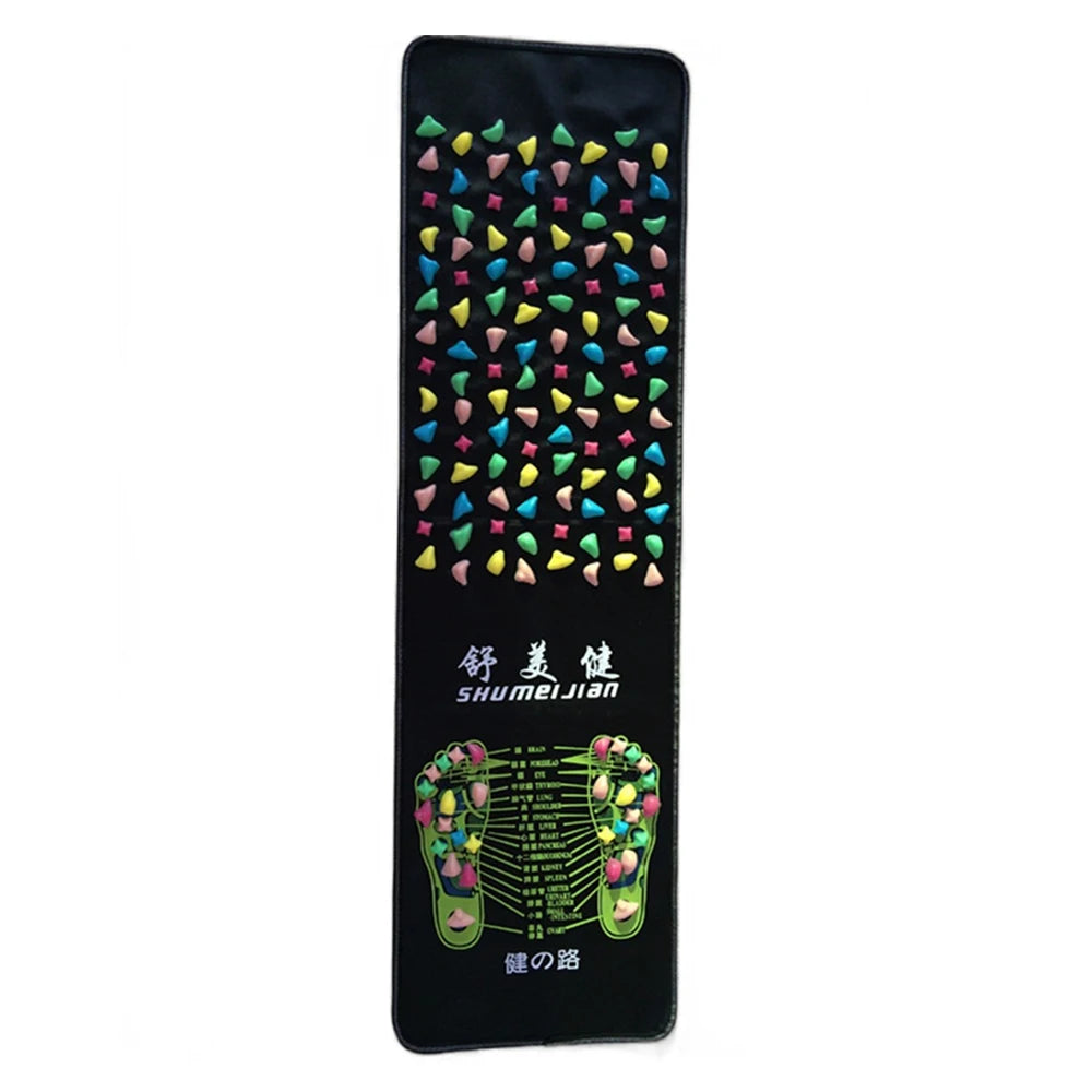 Foot Massage Mat Healthy Acupuncture Foot Mat Reflexology Walk Stone Leg Pad Pain Relief Healthcare Acupressure Mat Massageador